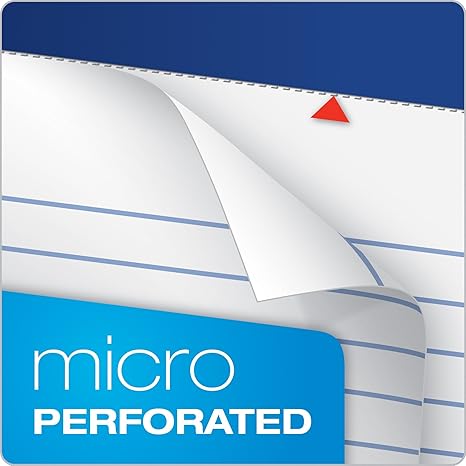 Ampad 5 x 8 Legal Pads, 12 Pack, Narrow Ruled, White Paper, 50 Sheets Per Writing Pad, American Pad & Paper, Made in USA (20-364)
