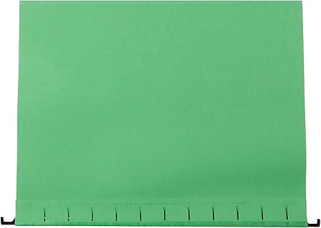 Esselte Classic Reinforced Suspension File, A4, Pack of 25, Tabs Included, Green, 90318