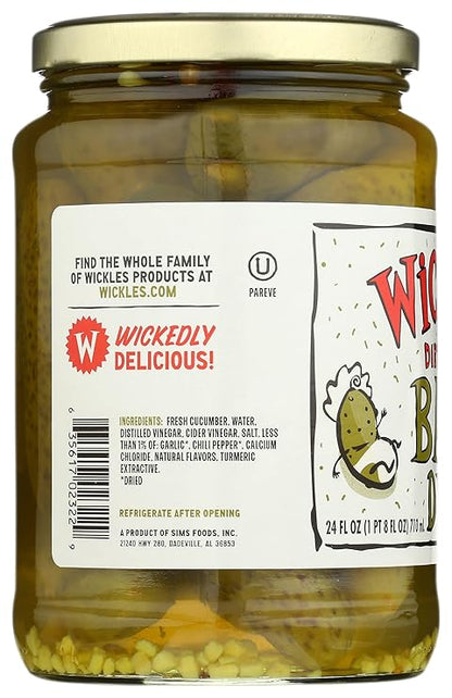 Wickles Dirty Dill Baby Dills, 24 oz (Pack of 1)