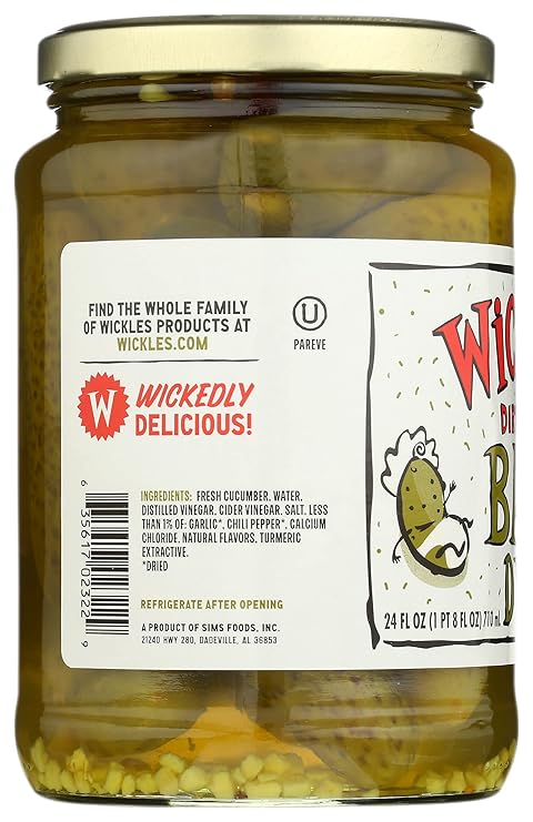 Wickles Dirty Dill Baby Dills, 24 oz (Pack of 1)