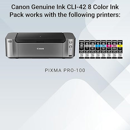 Canon CLI-42 Genuine Eight Color Pack, Compatible with PIXMA PRO-100 Printers