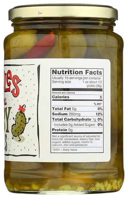 Wickles Dirty Dill Baby Dills, 24 oz (Pack of 1)