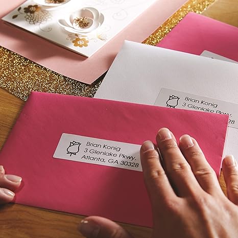 DYMO Authentic LW White Mailing Address Labels, DYMO Labels for LabelWriter Label Printers, 1-1/8" x 3-1/2", 2 Rolls of 350 (700 Total)